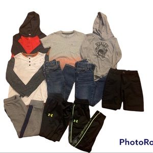 Boys Size 6 Lot Hurley, Under Armour, Old Navy, OshKosh